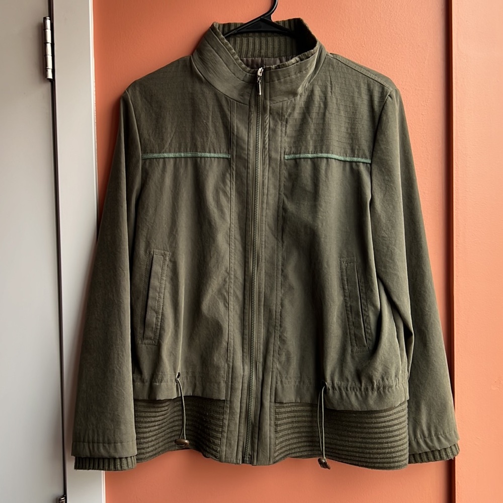 Green Bomber Jacket